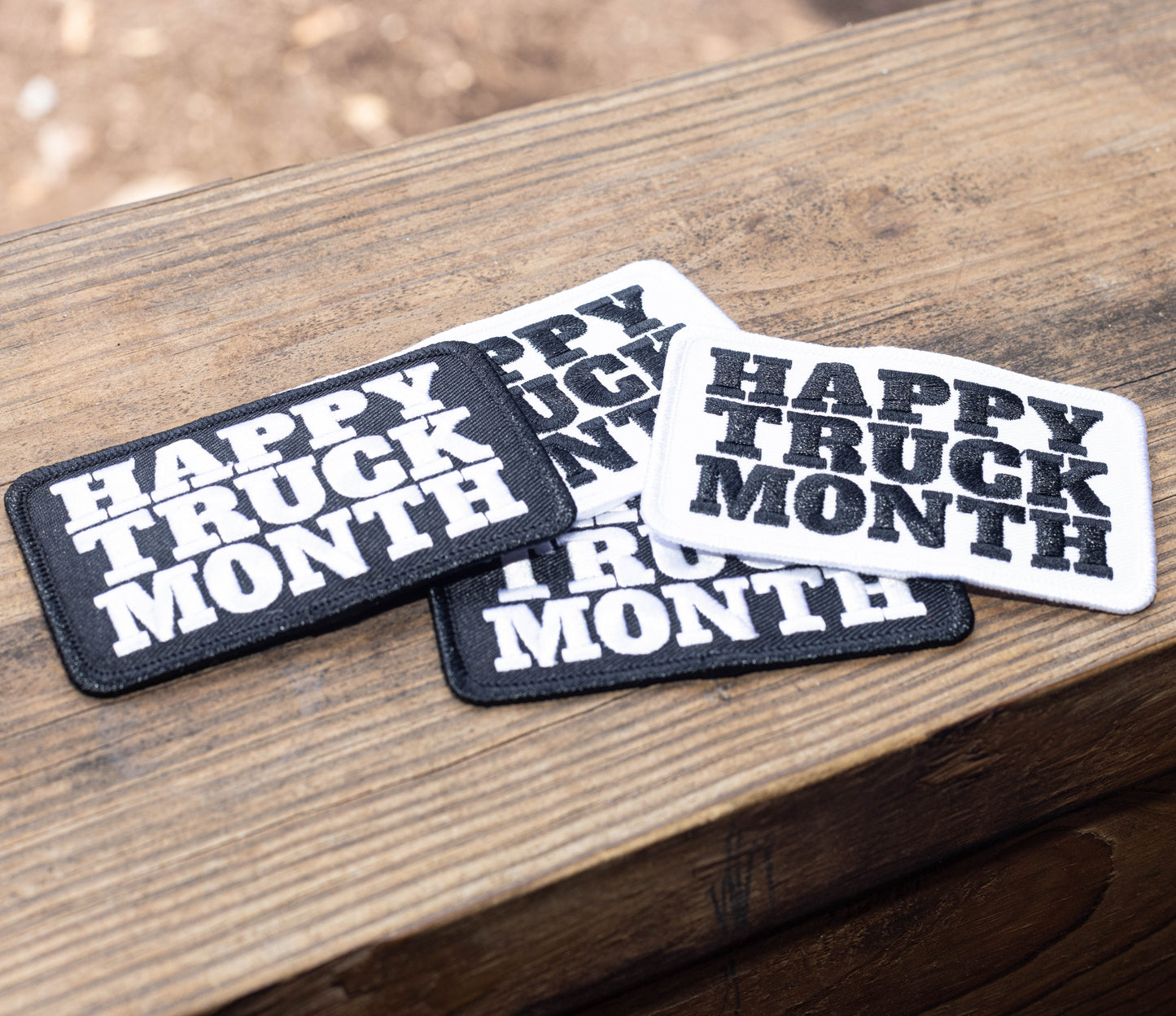 Happy Truck Month Badge Patch