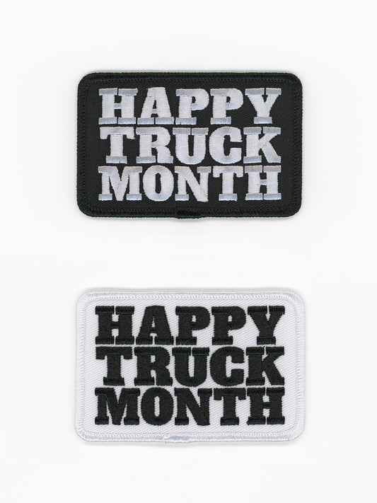 Happy Truck Month Badge Patch