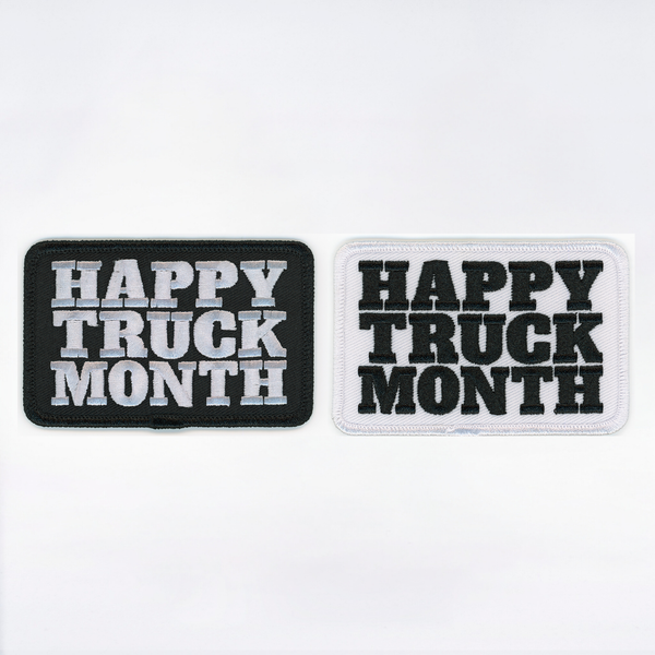 Happy Truck Month Badge Patch